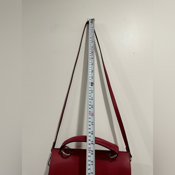 Camelia Roma red leather bag - Picture 2 of 12